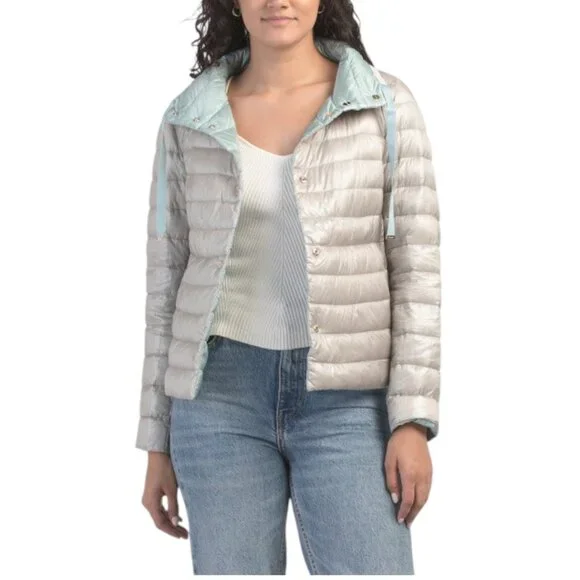 HERNO Drawstring Neck Quilted Jacket